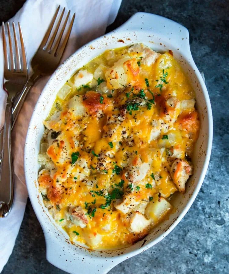 Three Cheese Chicken Bake