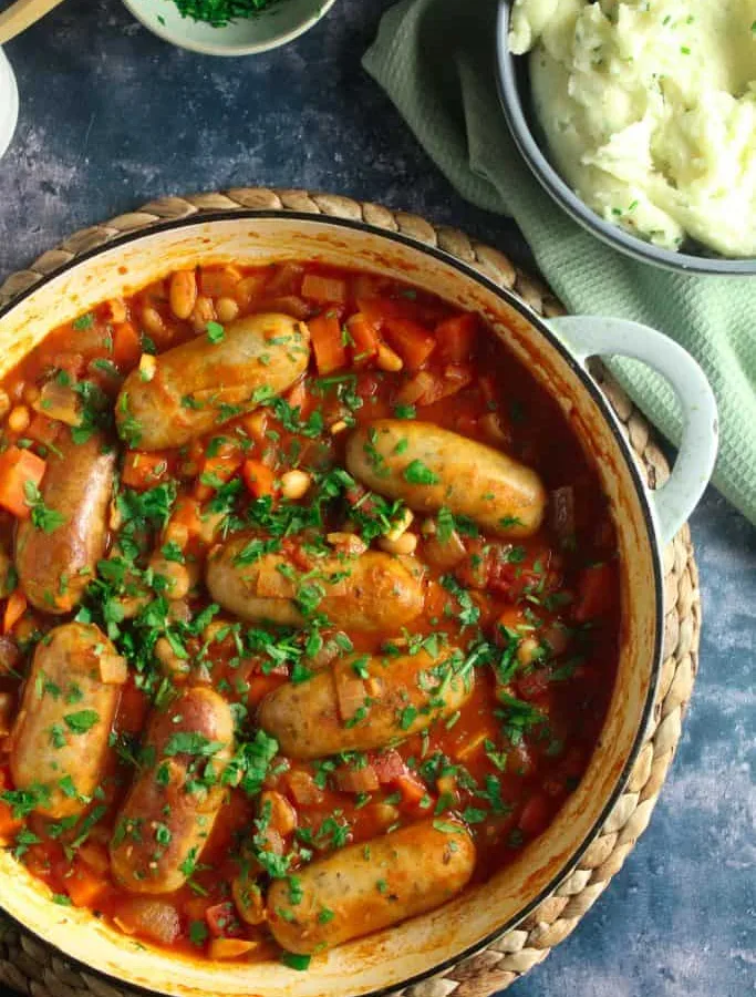 Tiffany's Bean and Sausage Casserole