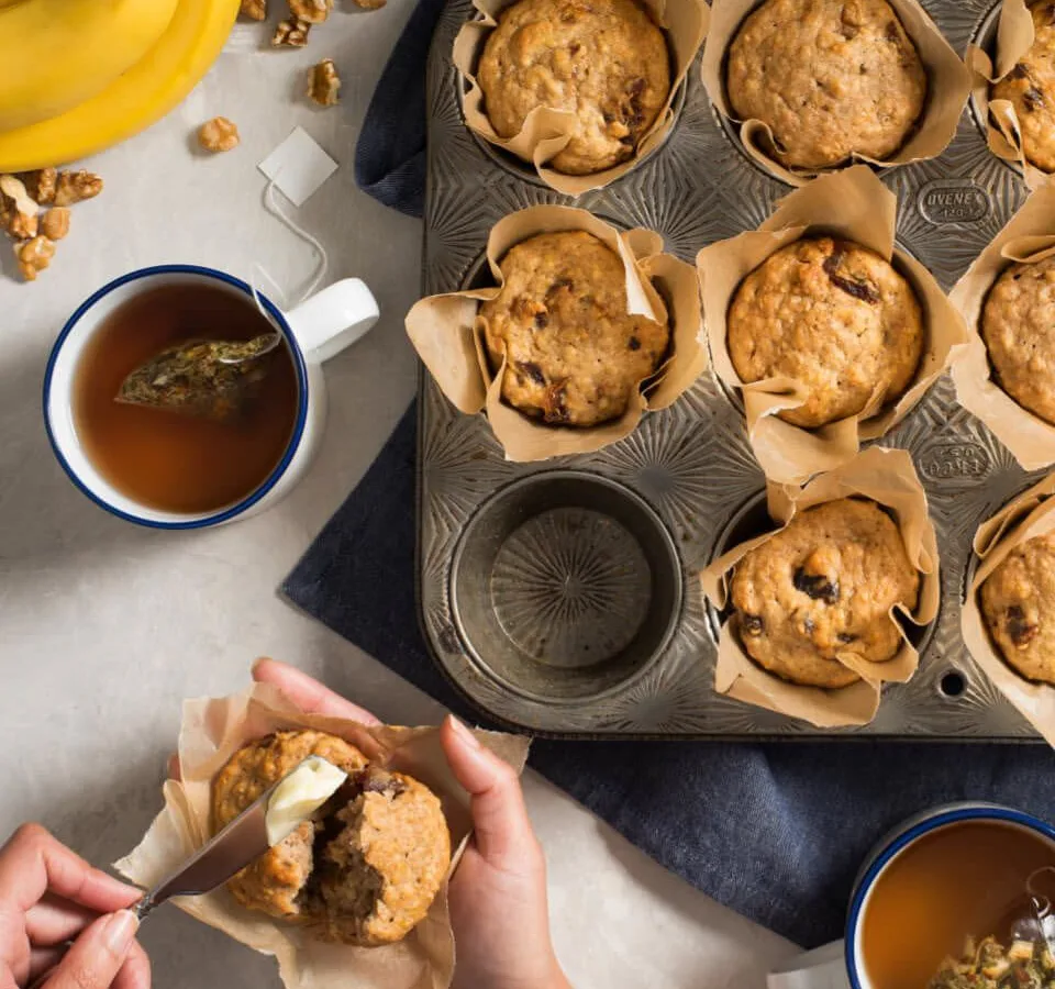 Toasty Walnut Muffins