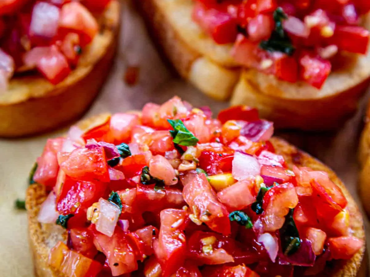 Tomato and Basil Bruschetta