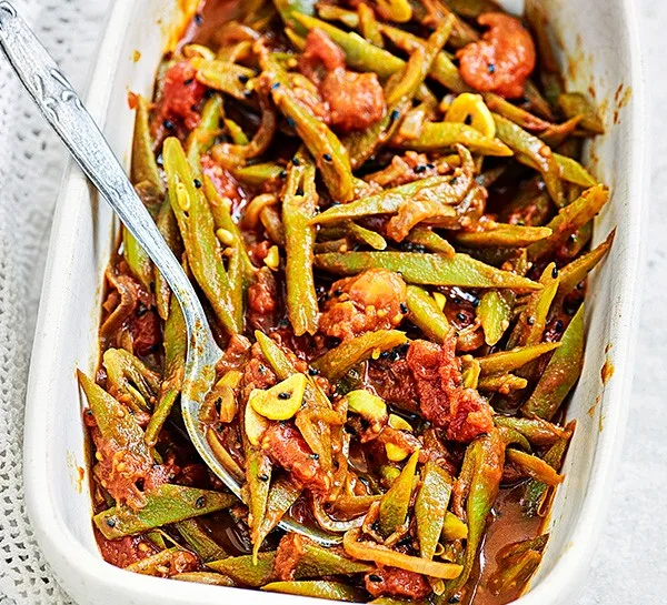 Tomato and Runner Beans