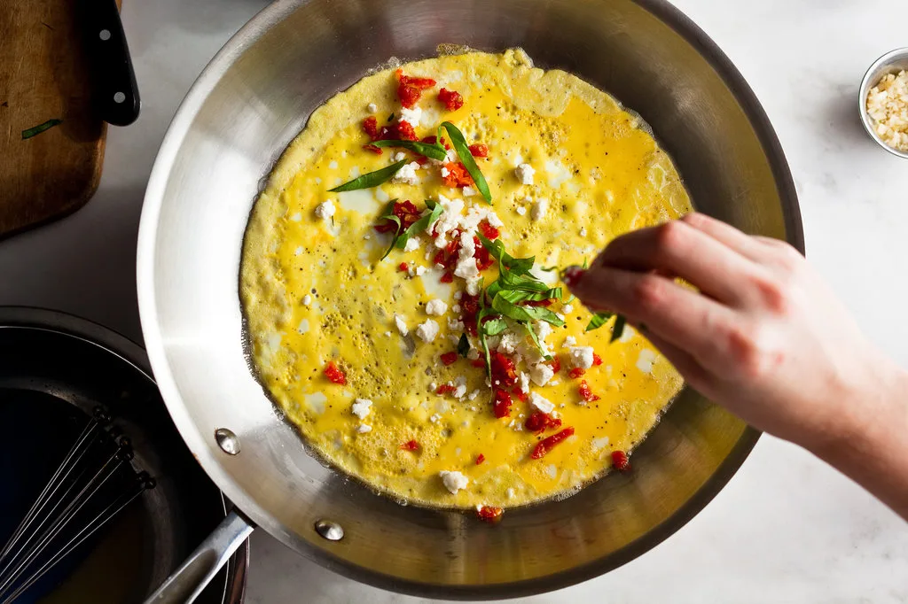 Tomato & Cheese Omelet