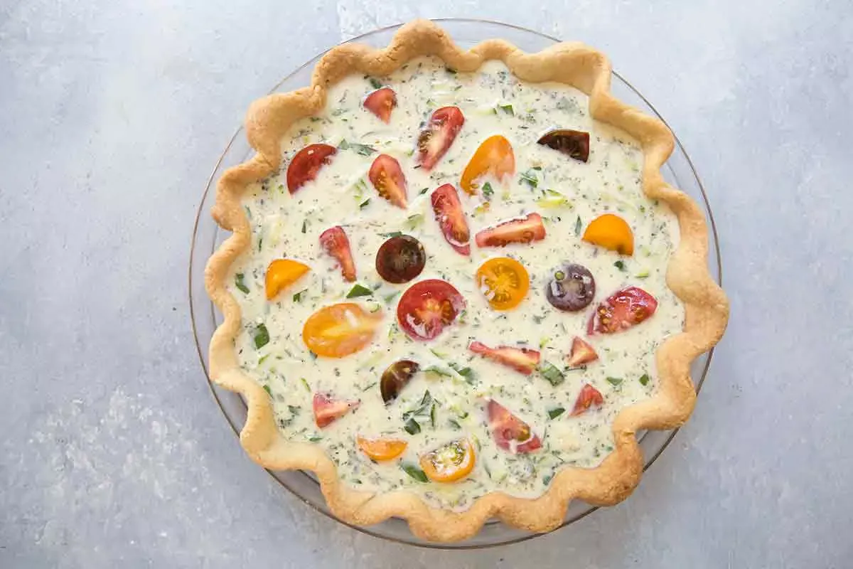 TOMATO QUICHE