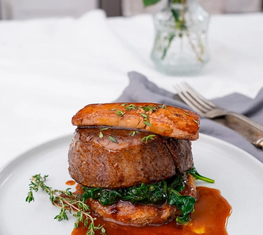 Tournedos Rossini With Chatue Potatoes