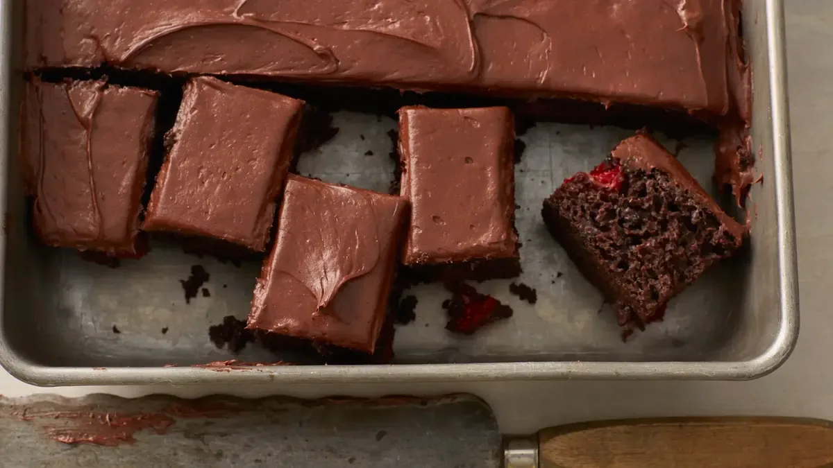 Triple Chocolate-Cherry Bars