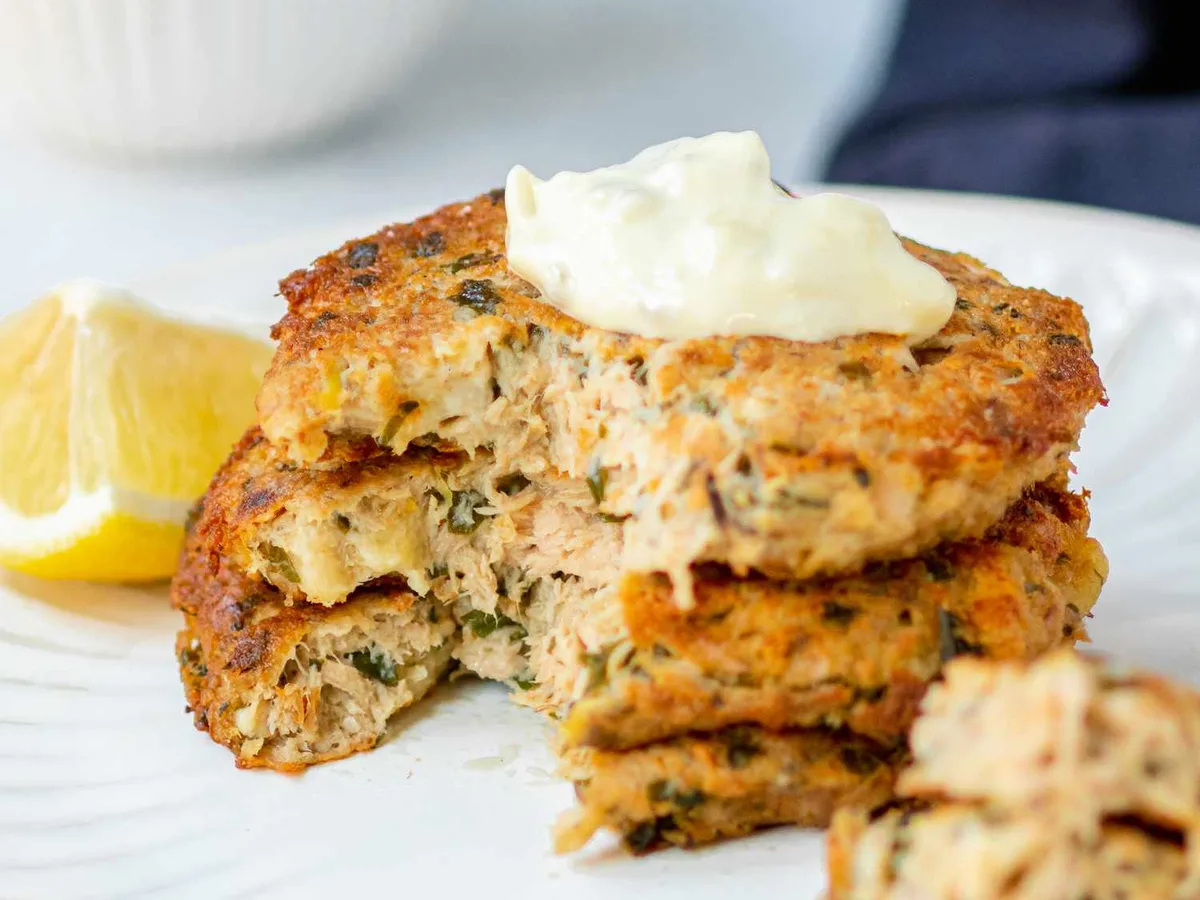 Tuna Patties with Sauce