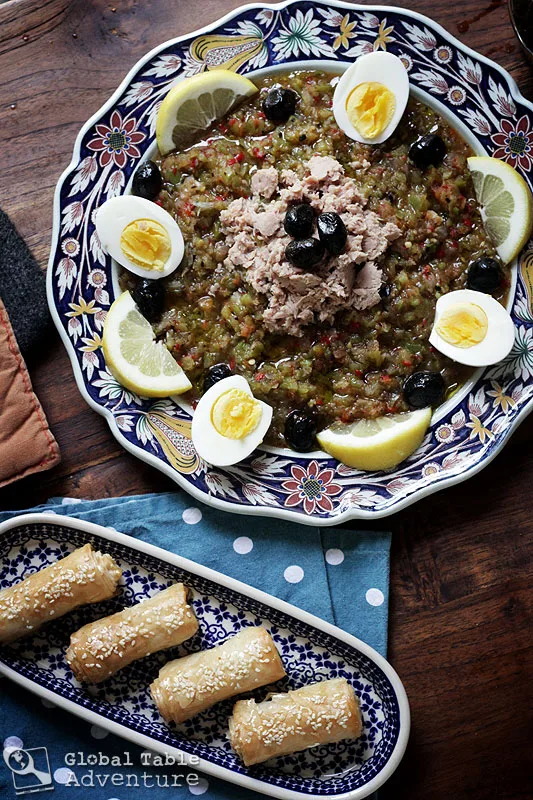 Tunisia − Salata Mechouia Nablia