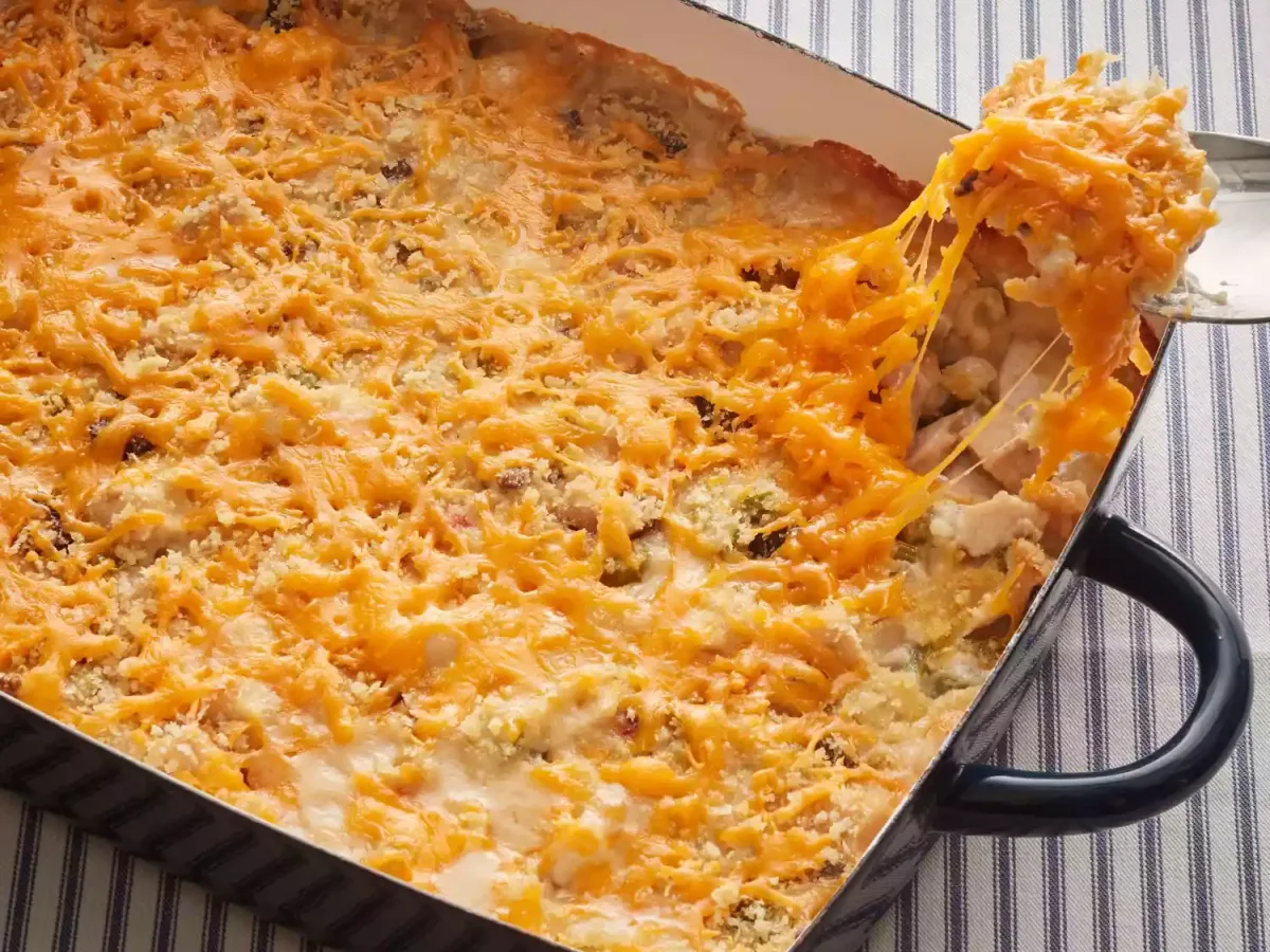 Turkey and Cheddar Casserole