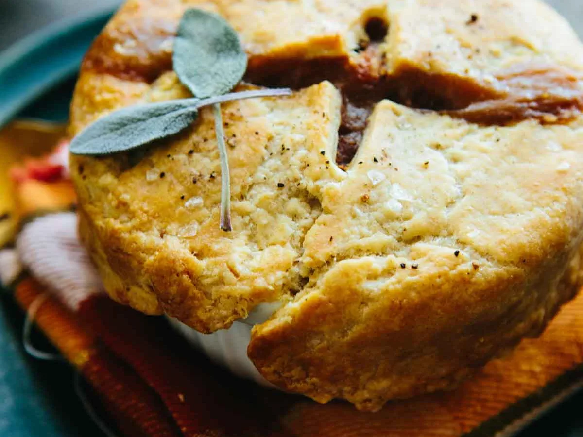Turkey Pot Pie With Fire Captain Herb’s Fresh Crust