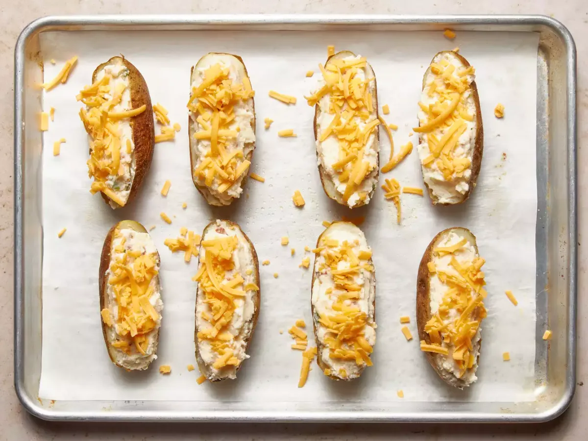 Twice Baked Camp Potatoes