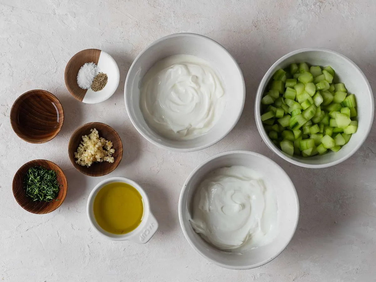 Tzatziki − (Cucumber And Yogurt Dip)