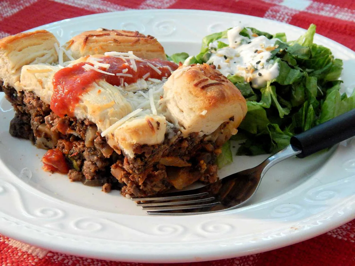 Upside Down Pizza Casserole
