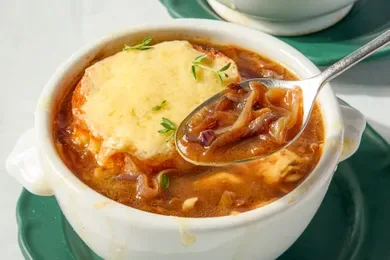 Vadalia Onion Soup With Tortellini Of Cheese