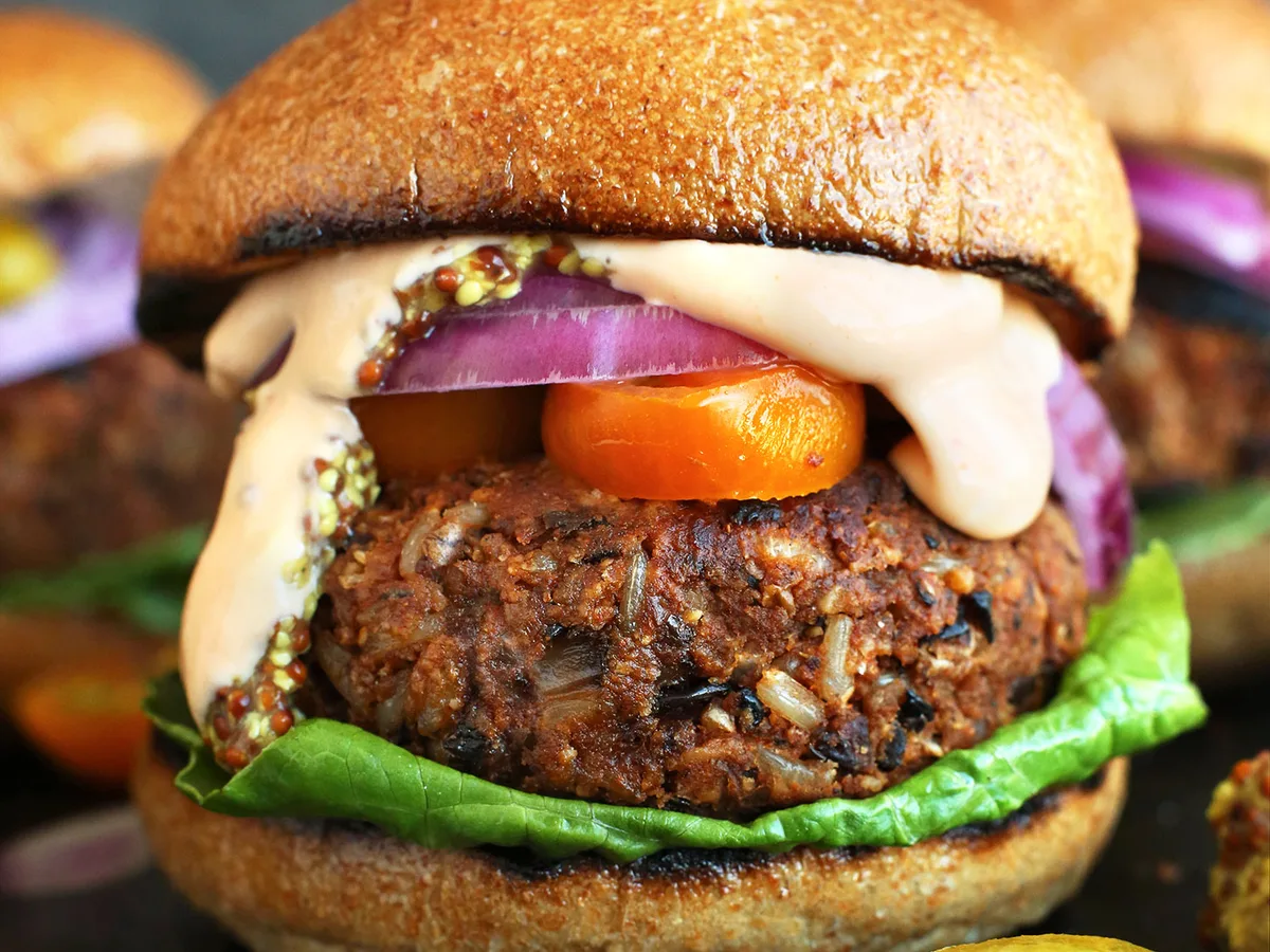 Veggie Burgers Geezer Steak