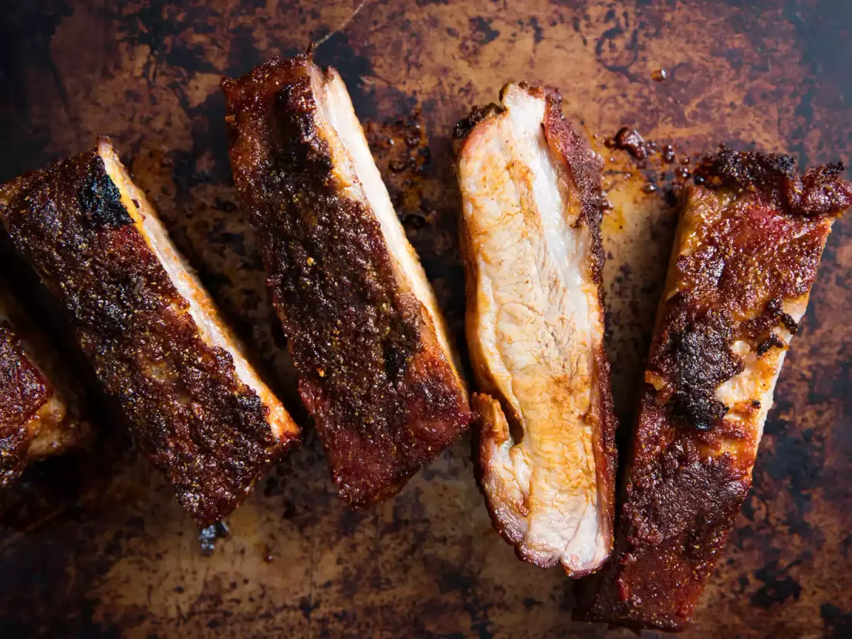 Very Merry Baked Ribs