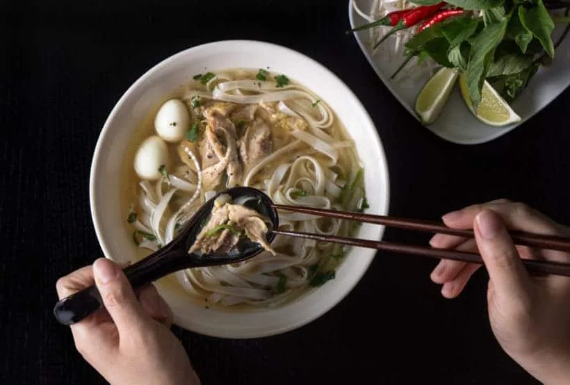 Vietnamese Pho (Chicken/Noodle Soup)