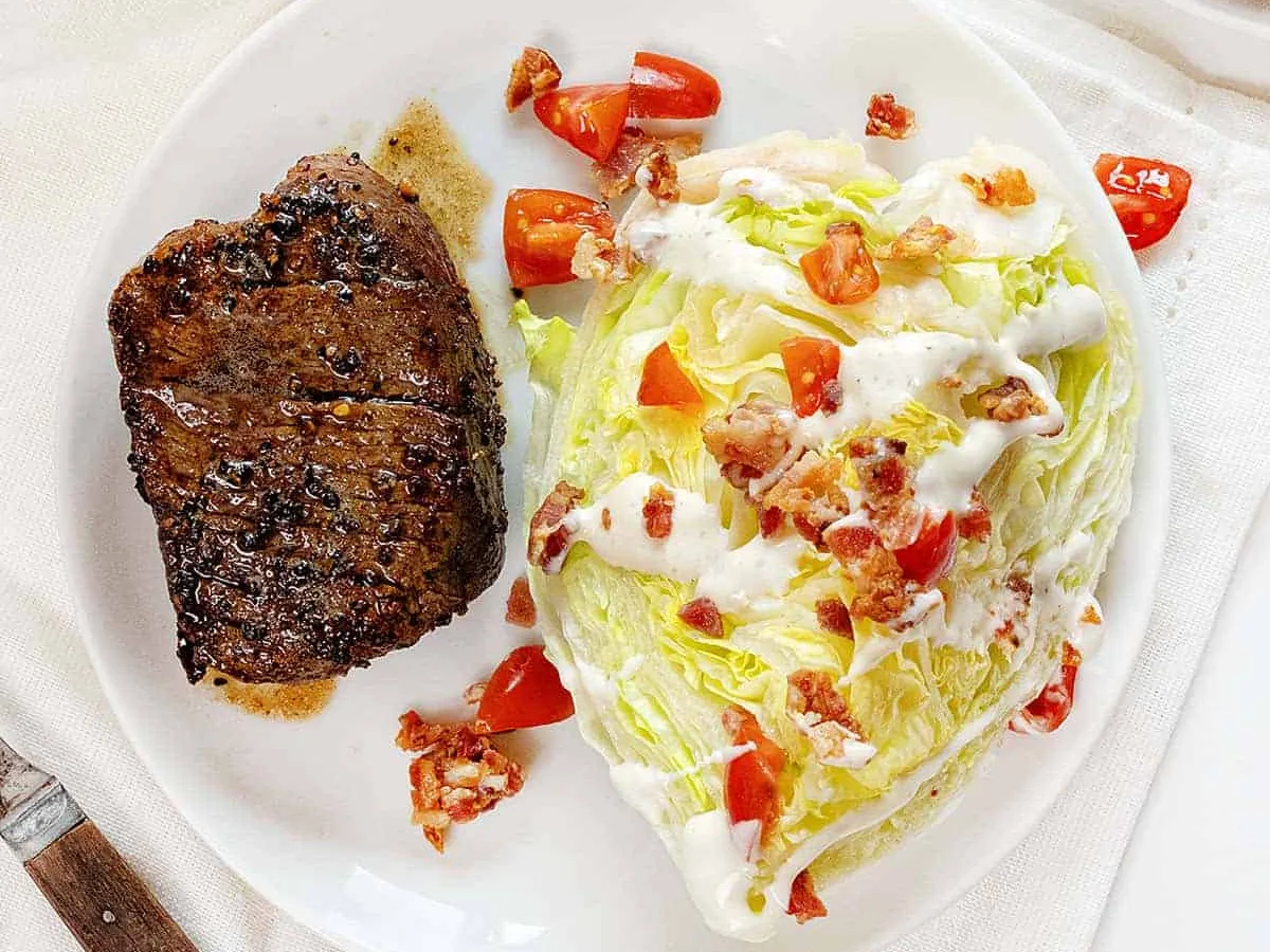 Warm Pepper Steak Salad