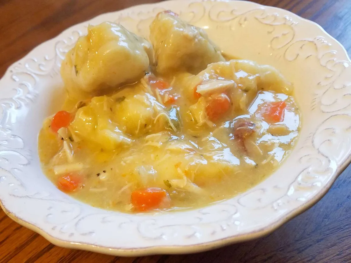 Whistle Stop Chicken and Dumplings Stew