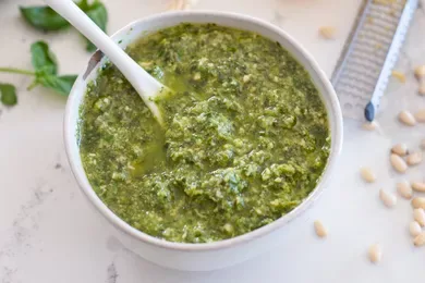 White Fish With Cilantro Pesto