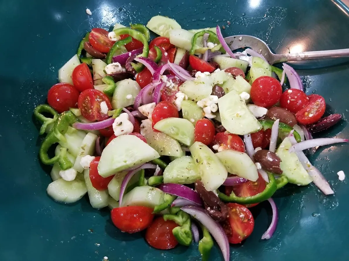 Xoriatiki (Greek "Village" Salad)