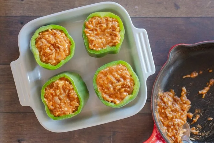 Yvonne’s Stuffed Green Peppers