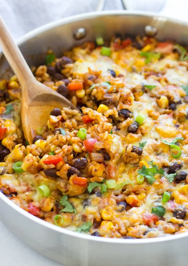 Zesty Bean and Rice Casserole