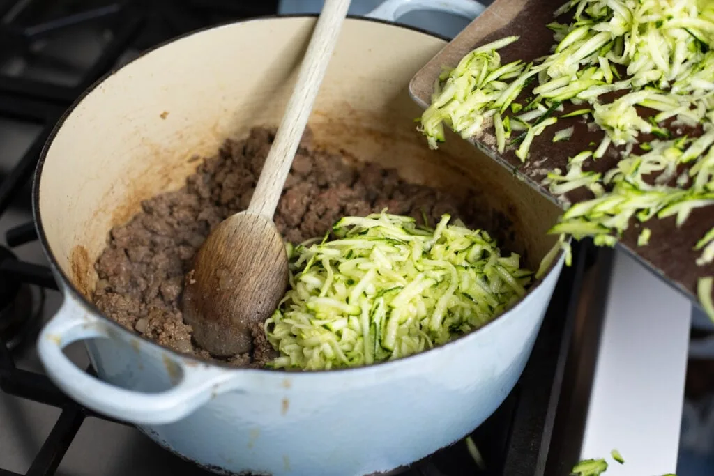Zucchini Beef Bake