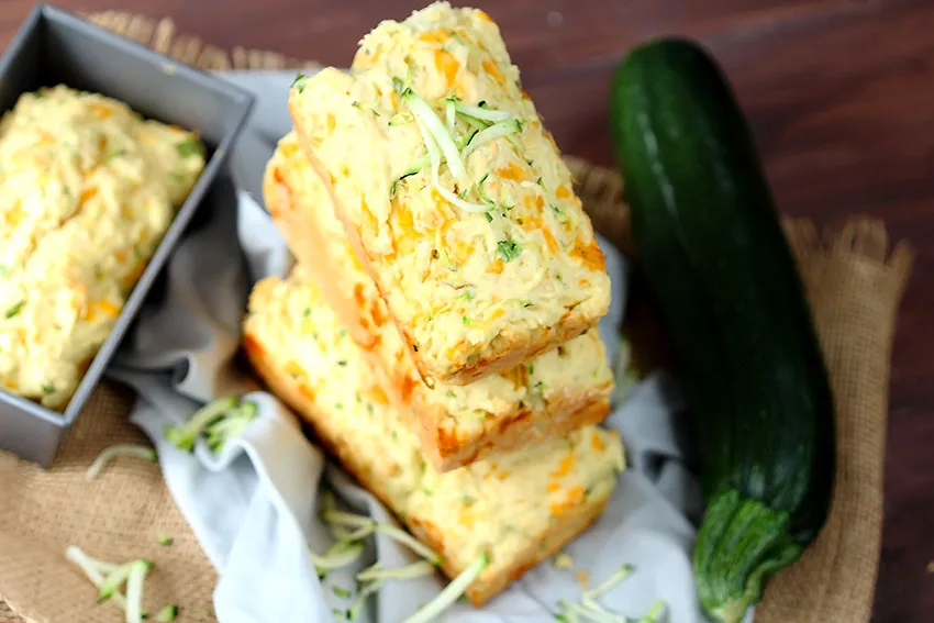 Zucchini Cheddar Bread