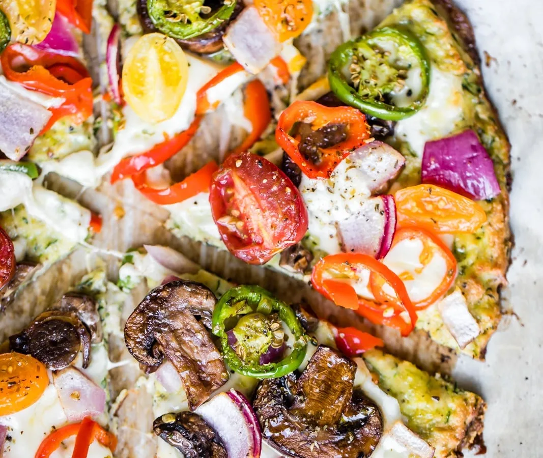 Zucchini Crust Pizza