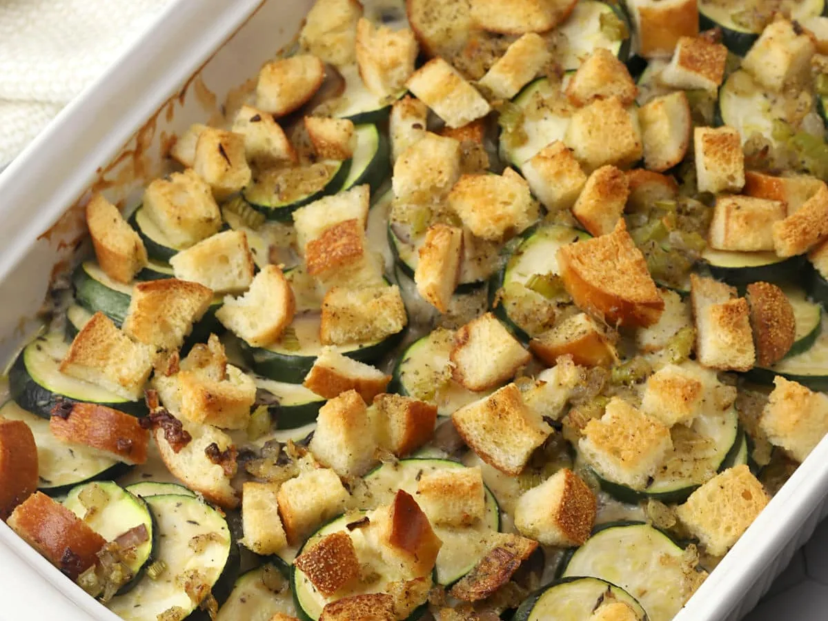 Zucchini & Mushroom Casserole