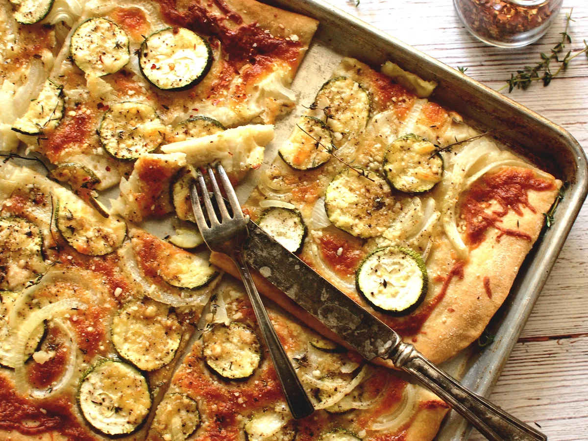 Zucchini Pizza